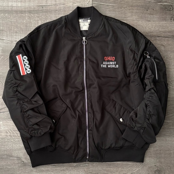 Ohio State Buckeyes Script Ohio Black Puffer Vest - Picture 10 of 14